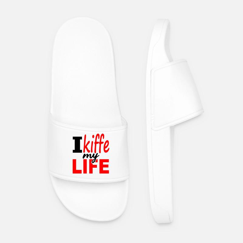 i_kiffe_my_life - Männer Badelatschen - Weiß