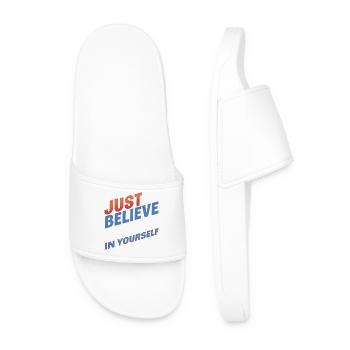 UST BELIEVE – T-shirt & accessoires - Claquettes Homme - blanc - Devant