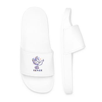 Dove of Peace 2 - Men’s Pool Sliders - white - Front