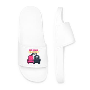 Double Feature - Men’s Pool Sliders - white - Front