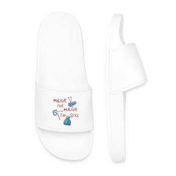 Point par point vers le bonheur - Claquettes Homme - blanc - Devant