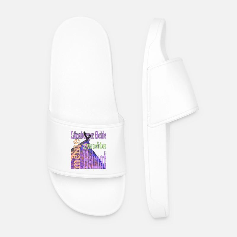 Lüneburger Heide - Männer Badelatschen - Weiß