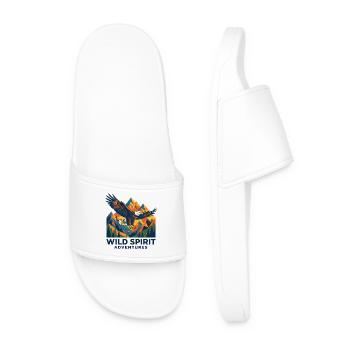 Wild Spirit – Eagle Adventures - Men’s Pool Sliders - white - Front