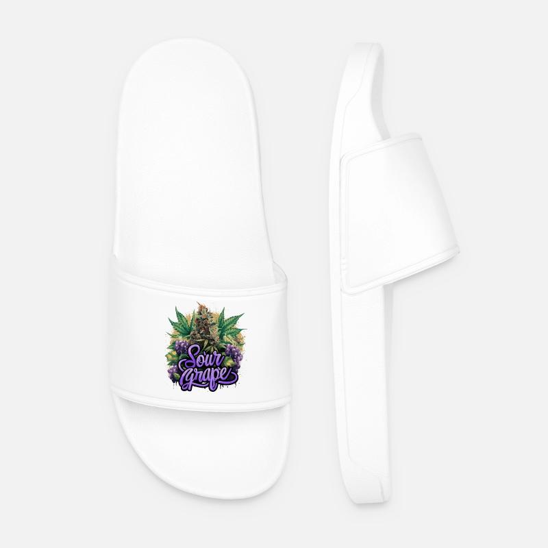 Sour Grape - Männer Badelatschen - Weiß