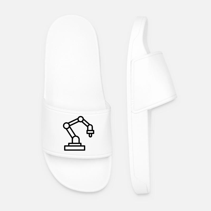 Roboterarm - Männer Badelatschen - Weiß