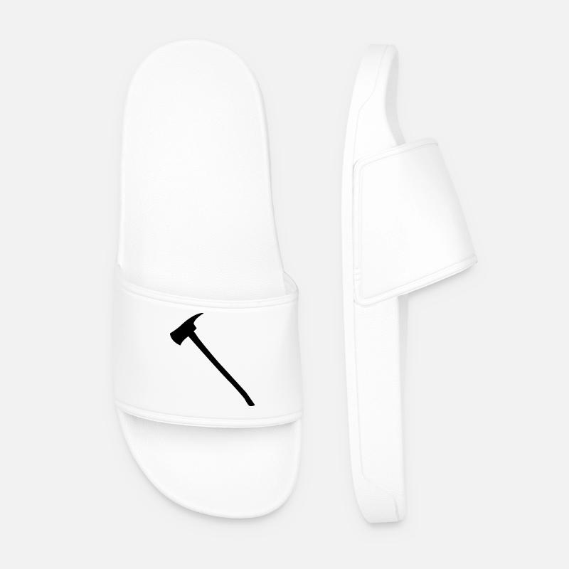 Fireman Axe - Men’s Pool Sliders - white