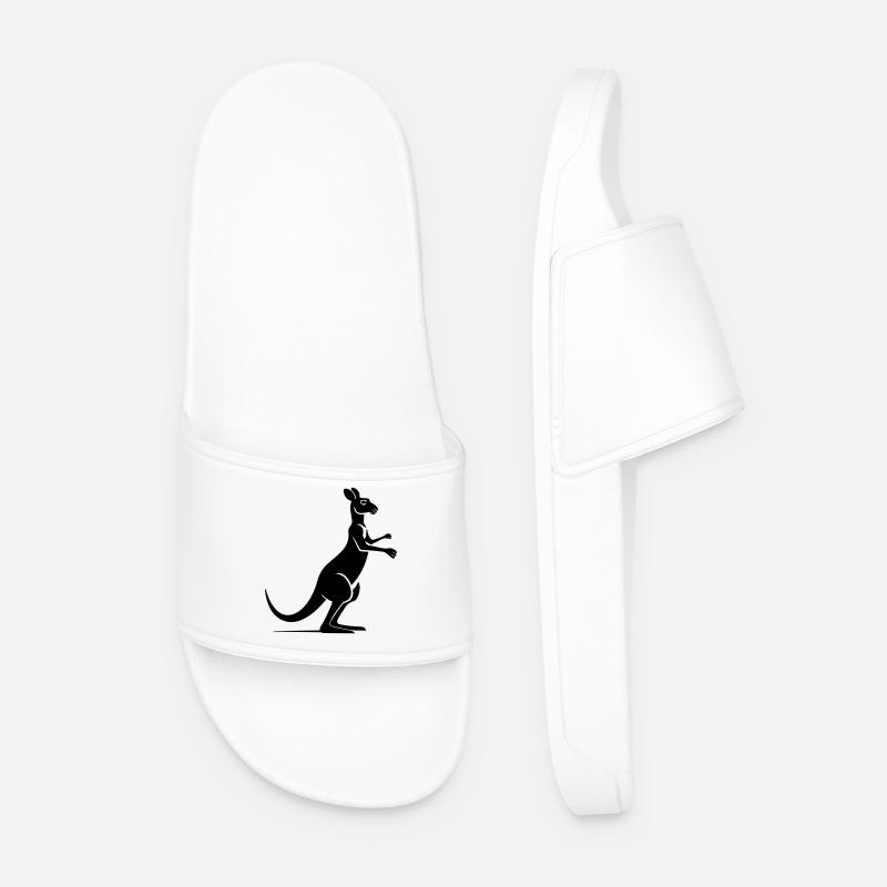 Kangaroo - Men’s Pool Sliders - white