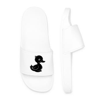 Baby duck - Men’s Pool Sliders - white - Front