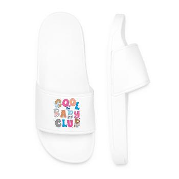 Cool Baby Club - Männer Badelatschen - Weiß - Vorne