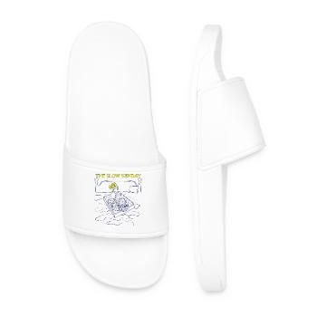 The Slow Sunday - Men’s Pool Sliders - white - Front