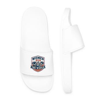 Women Rule the World - Men’s Pool Sliders - white - Front