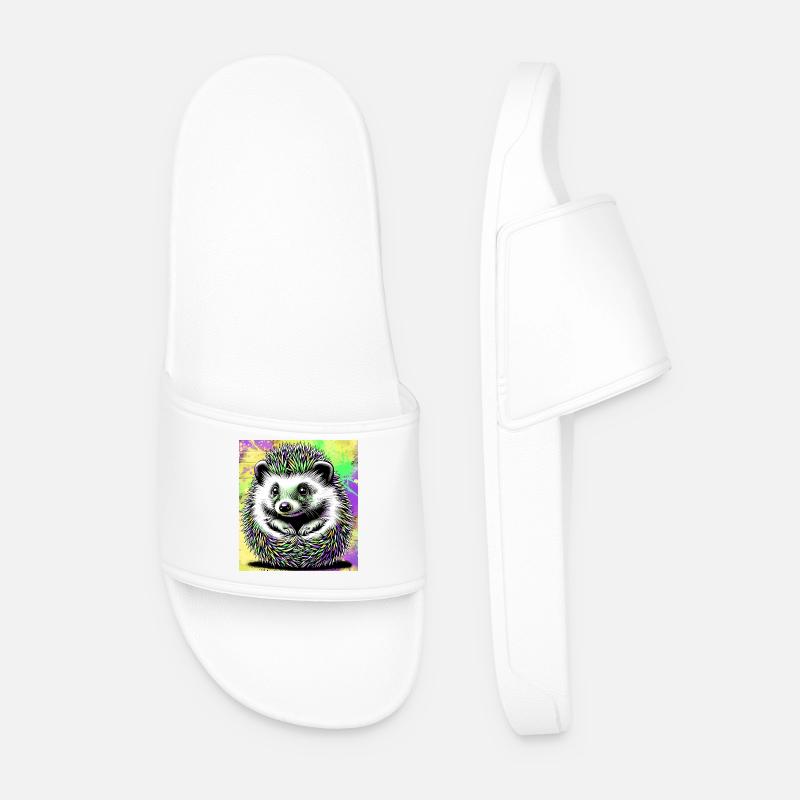 hérisson - Claquettes Homme - blanc