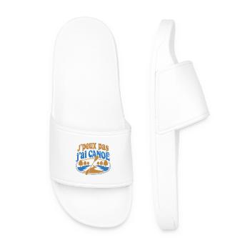 J’peux pas j’ai Canoë - Claquettes Homme - blanc - Devant