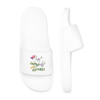 Garden Expert - Men’s Pool Sliders - white - Front