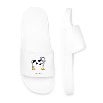 À l’époque de mon pays - Claquettes Homme - blanc - Devant