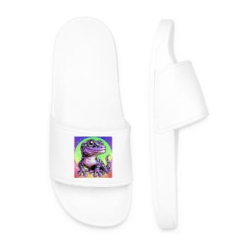Gecko - Men’s Pool Sliders - white - Front