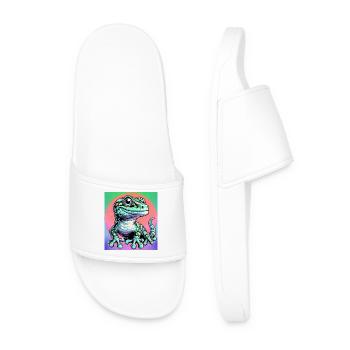 Gecko - Men’s Pool Sliders - white - Front