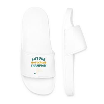 Future Motocross Champion Kids - Men’s Pool Sliders - white - Front