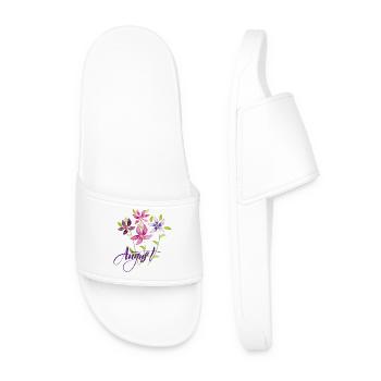 Bouquet August - Men’s Pool Sliders - white - Front
