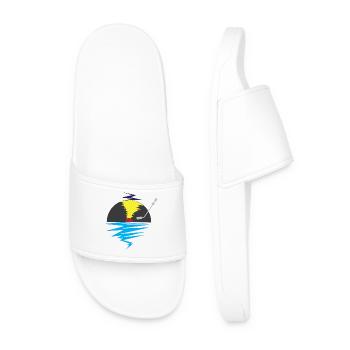 Vinyl - Men’s Pool Sliders - white - Front