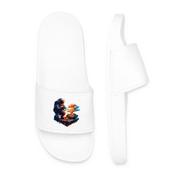 Cosmic Gardener Bonsai - Men’s Pool Sliders - white - Front