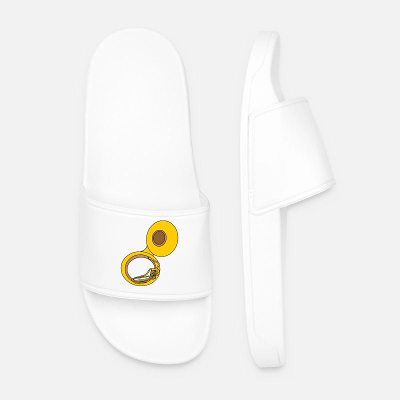 Sousaphon - Männer Badelatschen - Weiß