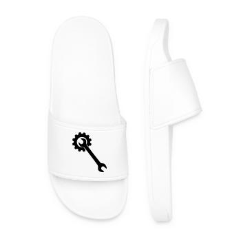 Wrench tool - Men’s Pool Sliders - white - Front