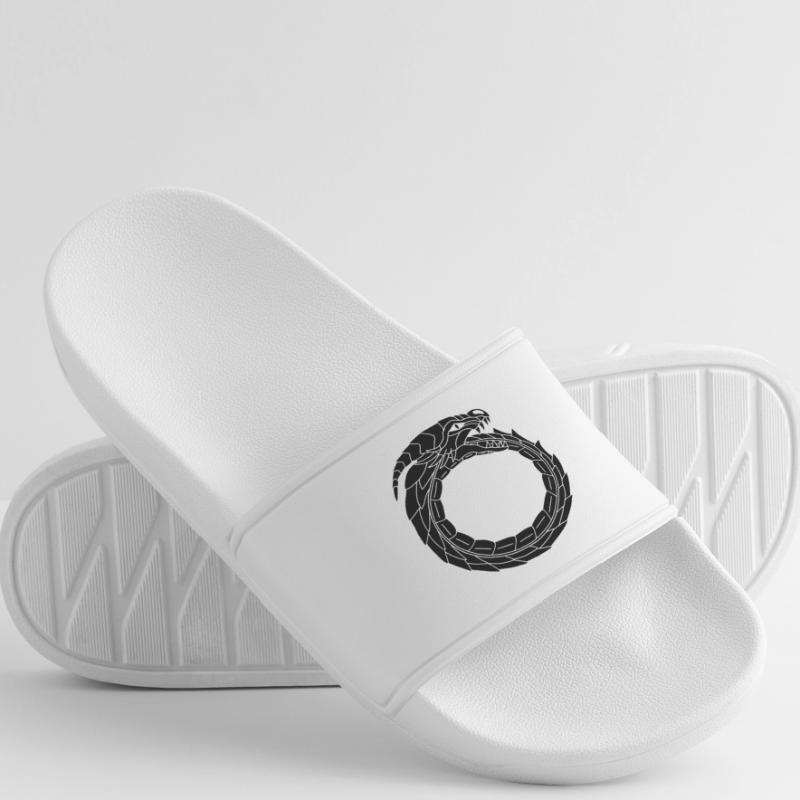 Devouring Black Dragon Men’s Pool Sliders