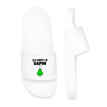 ça sent le sapin - Claquettes Homme - blanc - Devant