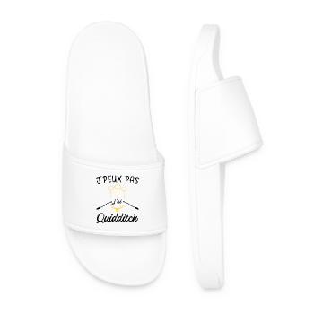 j'peux pas j ai quidditch - Claquettes Homme - blanc - Devant