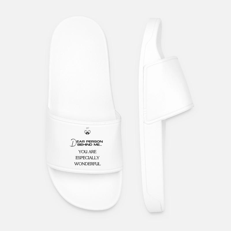 Nächstenliebe - Männer Badelatschen - Weiß