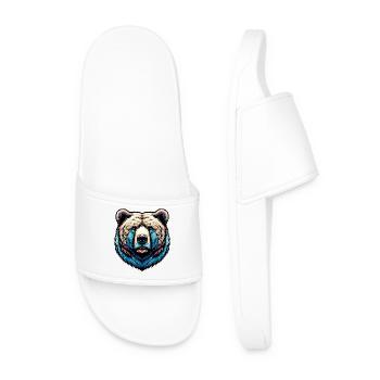 Ours - Claquettes Homme - blanc - Devant