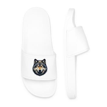 Loup - Claquettes Homme - blanc - Devant