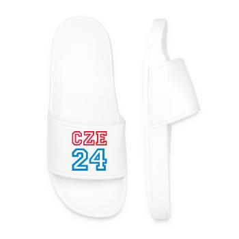 Czech Republic Tschechien - Men’s Pool Sliders - white - Front