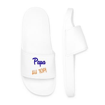 PAPA - Claquettes Homme - blanc - Devant