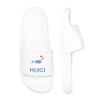 MERCI. MAÎTRESSE. MAÎTRE. MERCI MAÎTRESSE - Claquettes Homme - blanc - Devant