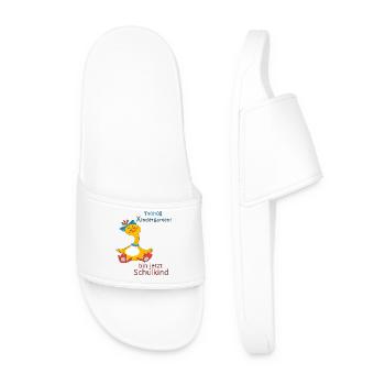 Bye bye kindergarten - Men’s Pool Sliders - white - Front