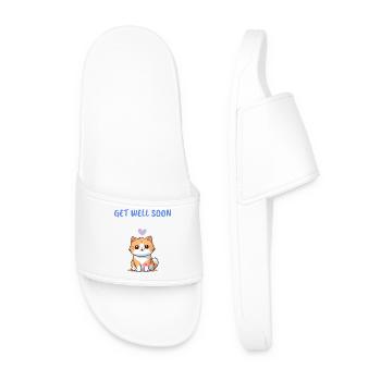 Bon rétablissement - Claquettes Homme - blanc - Devant