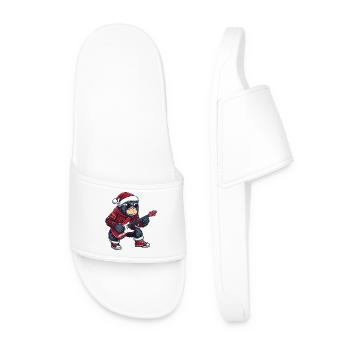 Guitare Rocker Gorilla Christmas - Claquettes Homme - blanc - Devant