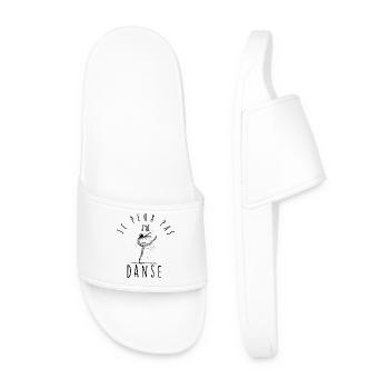 I can't, I danced. - Men’s Pool Sliders - white - Front
