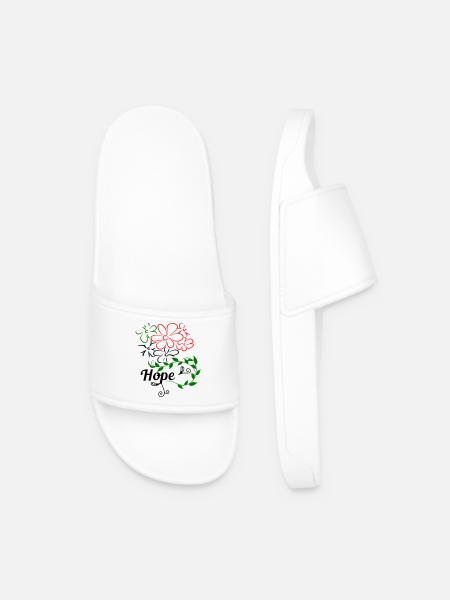Hope Hoffnung - Claquettes Homme - blanc