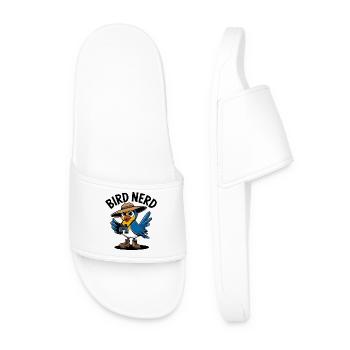 Bird Nerd Explorer - Men’s Pool Sliders - white - Front