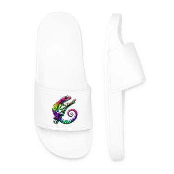 Gecko - Men’s Pool Sliders - white - Front