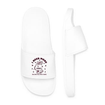 J’ai besoin de plus de café - Claquettes Homme - blanc - Devant