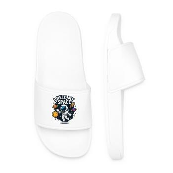 Astronaut "I need my space" - Men’s Pool Sliders - white - Front