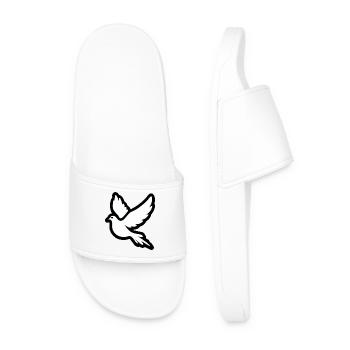 Colombe Pidgeon de la Paix - Religion Design - Claquettes Homme - blanc - Devant