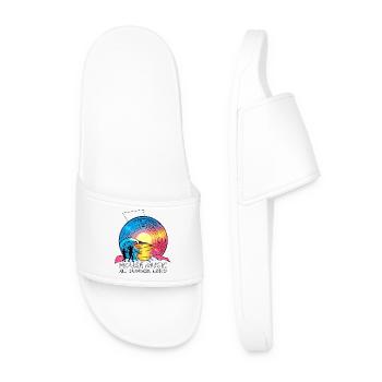 Musique house - Claquettes Homme - blanc - Devant
