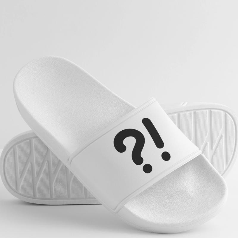 Points d’interrogation et points d’exclamation Claquettes Homme