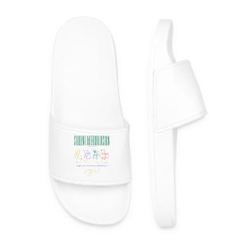 Student Interior Design Principles | for free - Men’s Pool Sliders - white - Front