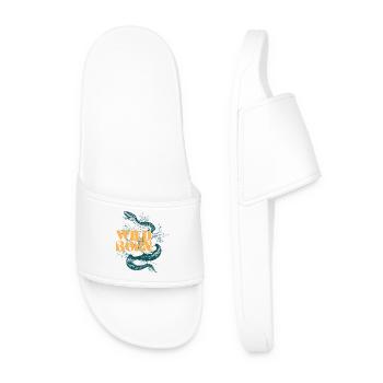 Conception de motif d’animal sauvage - Claquettes Homme - blanc - Devant